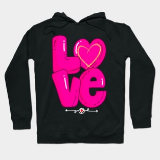 LOVE IS LOVE SET DESIGN Hoodie